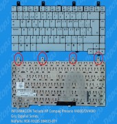 Teclado HP Compaq Presario  DV4000, V4000 Series